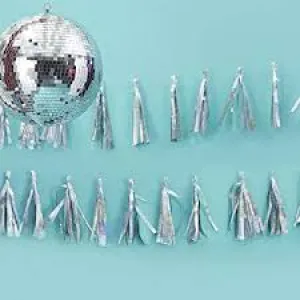 Silver Tassel Garland