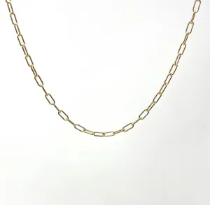 SMALL LONG LINK Chain Necklace
