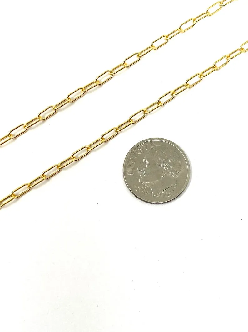 SMALL LONG LINK Chain Necklace