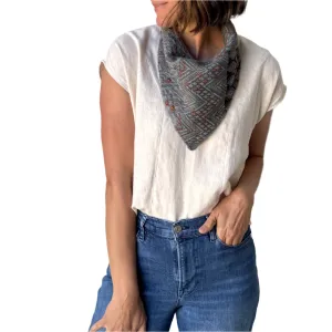 Snap Bandana - Linen Backing