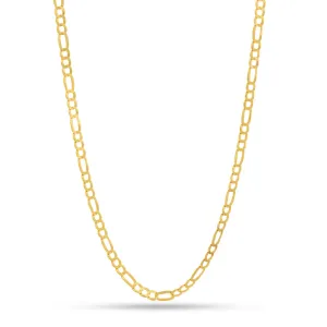 Solid Gold 8mm Figaro Chain