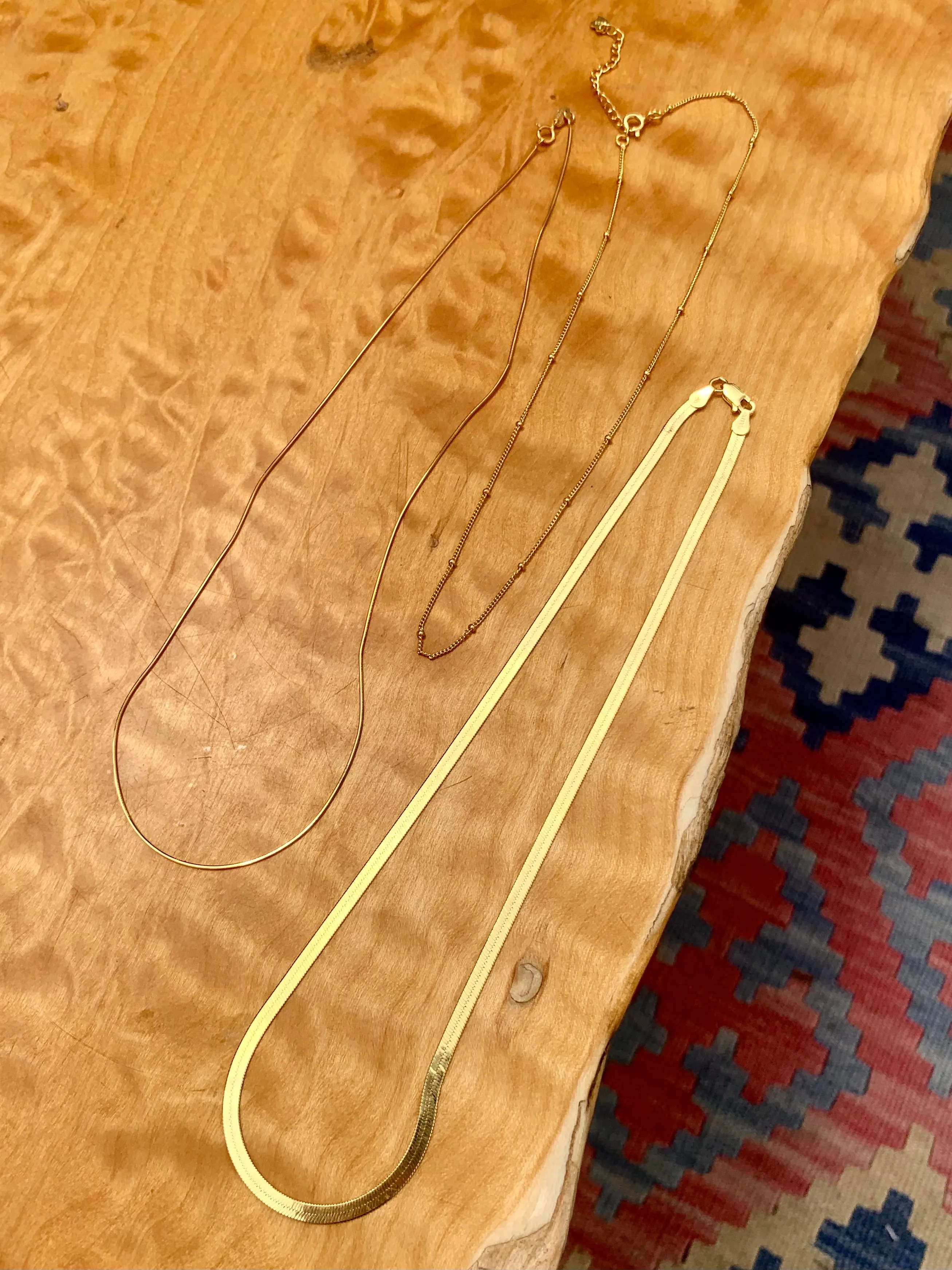 Sonya 3mm Herringbone Chain