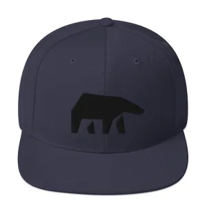 SoulBearRPG Black Bear Logo Snapback Cap