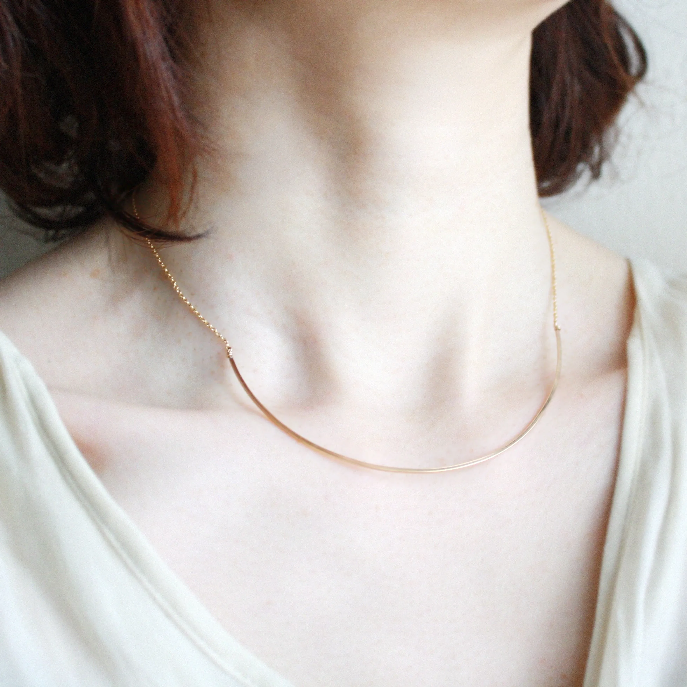 Sparkle Arc Necklace - Large