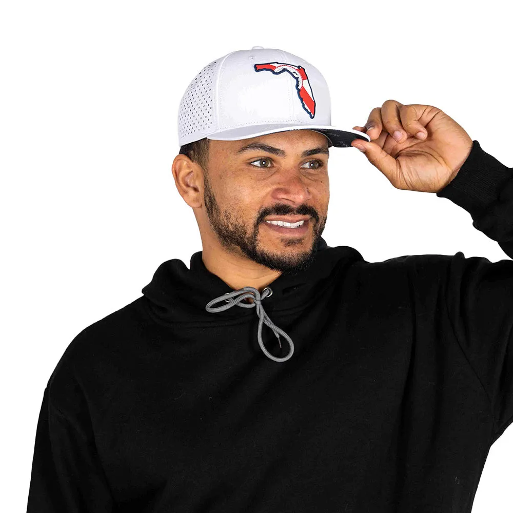 Special Edition Performance Snapback | Florida Palm Tree | White PreOrder