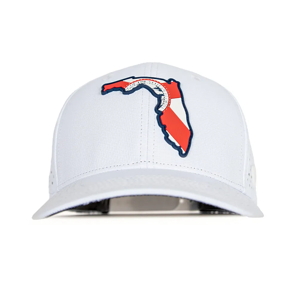 Special Edition Performance Snapback | Florida Palm Tree | White PreOrder