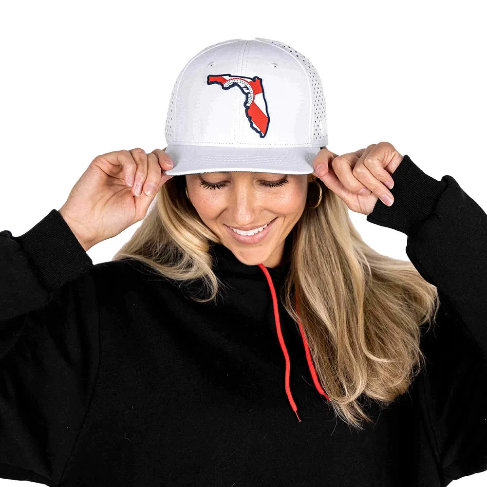 Special Edition Performance Snapback | Florida Palm Tree | White PreOrder