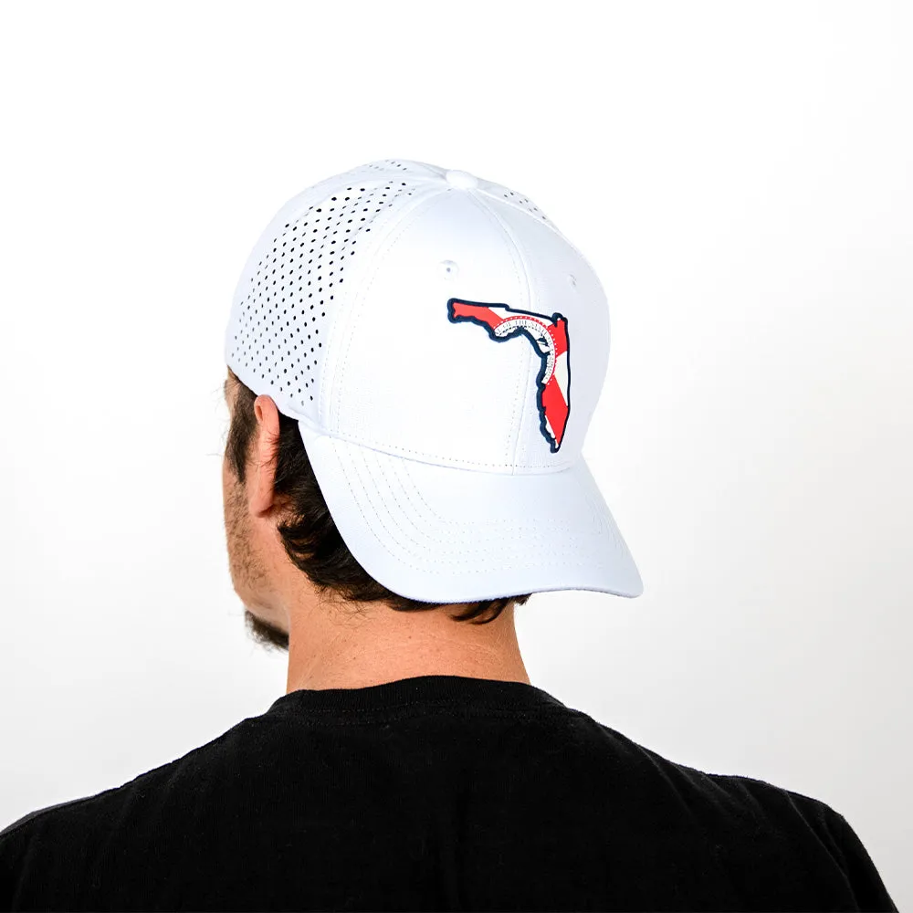Special Edition Performance Snapback | Florida Palm Tree | White PreOrder