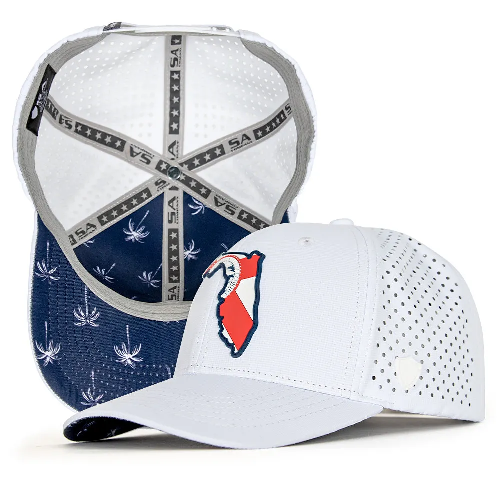 Special Edition Performance Snapback | Florida Palm Tree | White PreOrder
