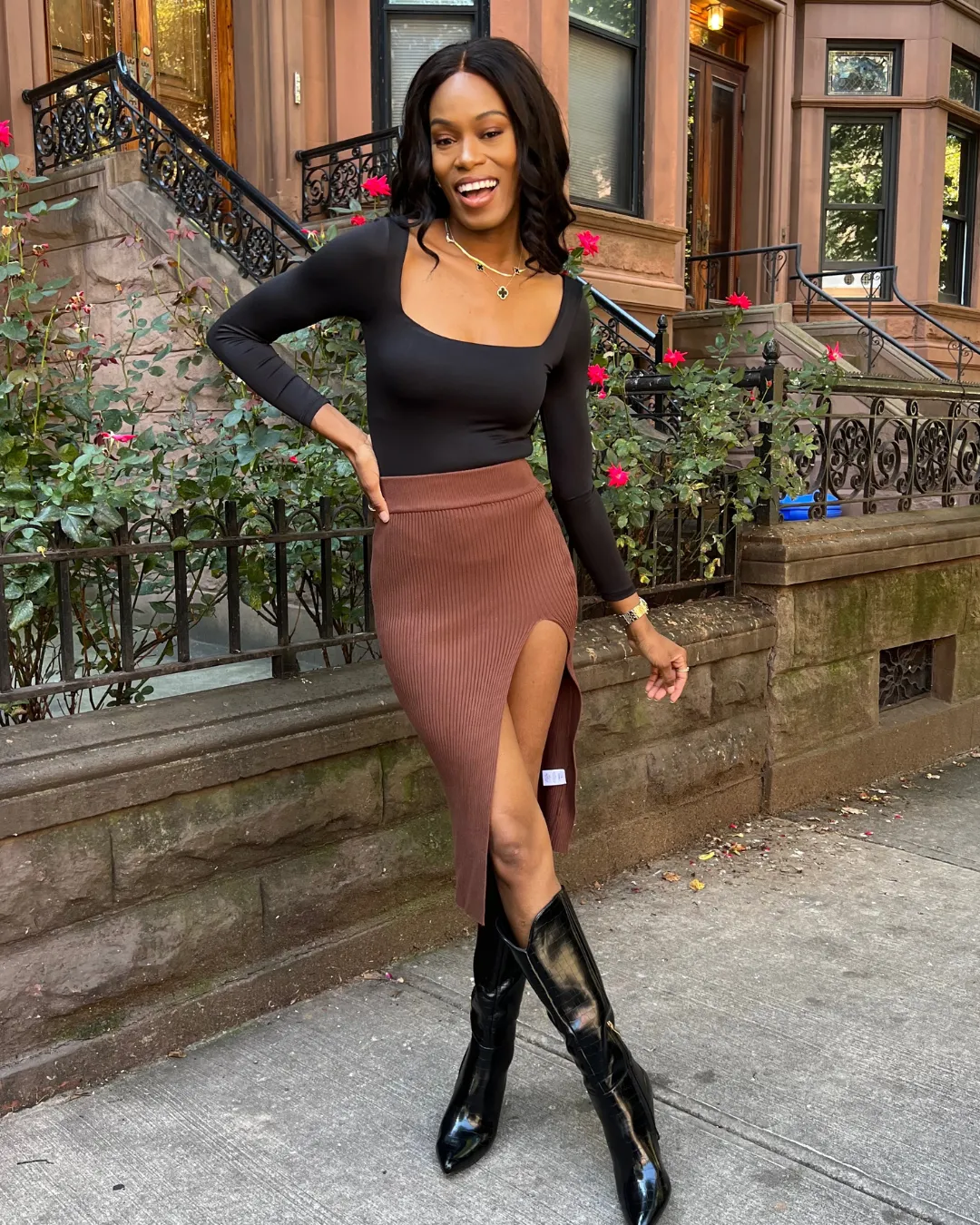 Square Neck Bodysuit