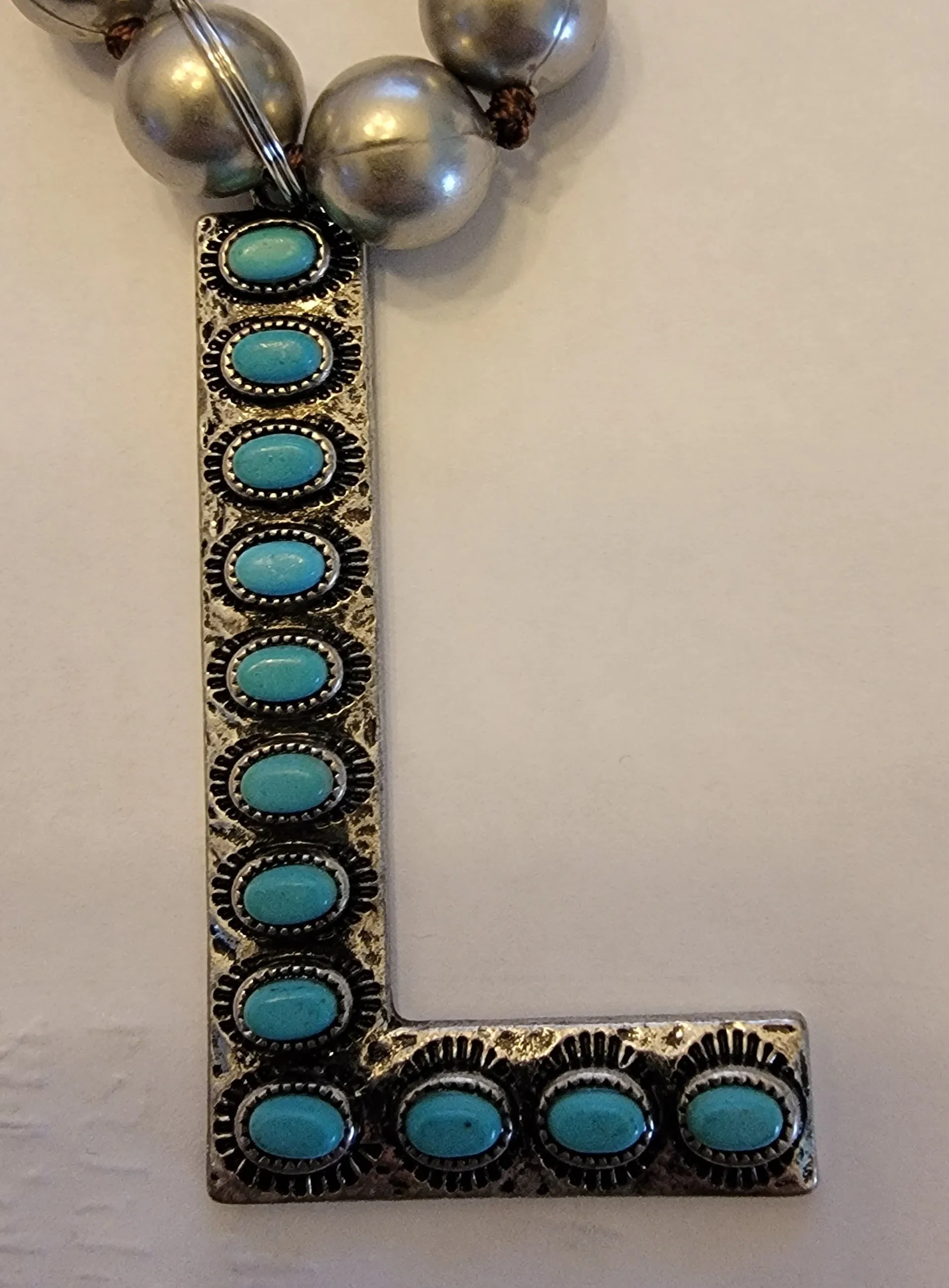 Squash Blossom Inital Necklace