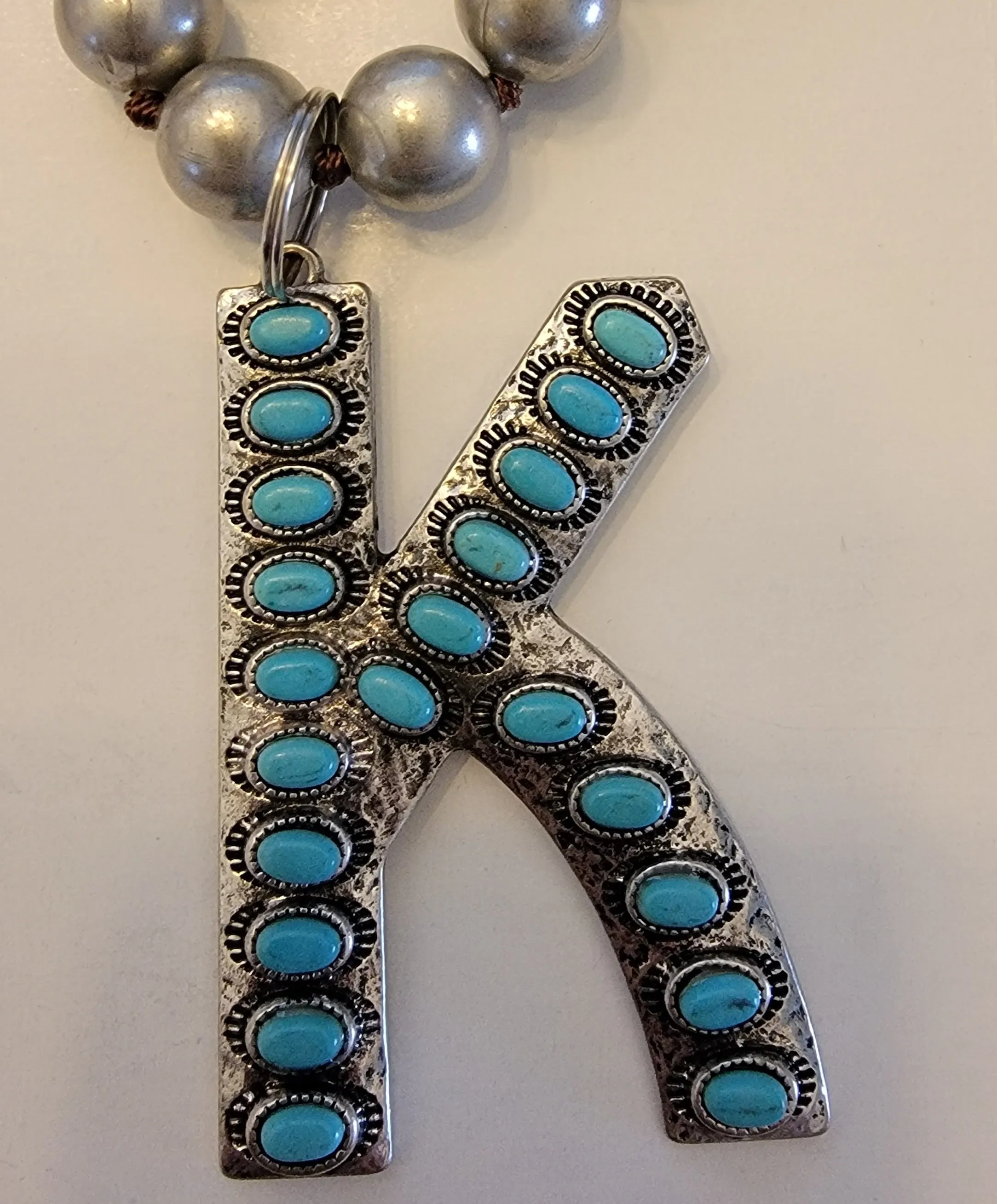 Squash Blossom Inital Necklace