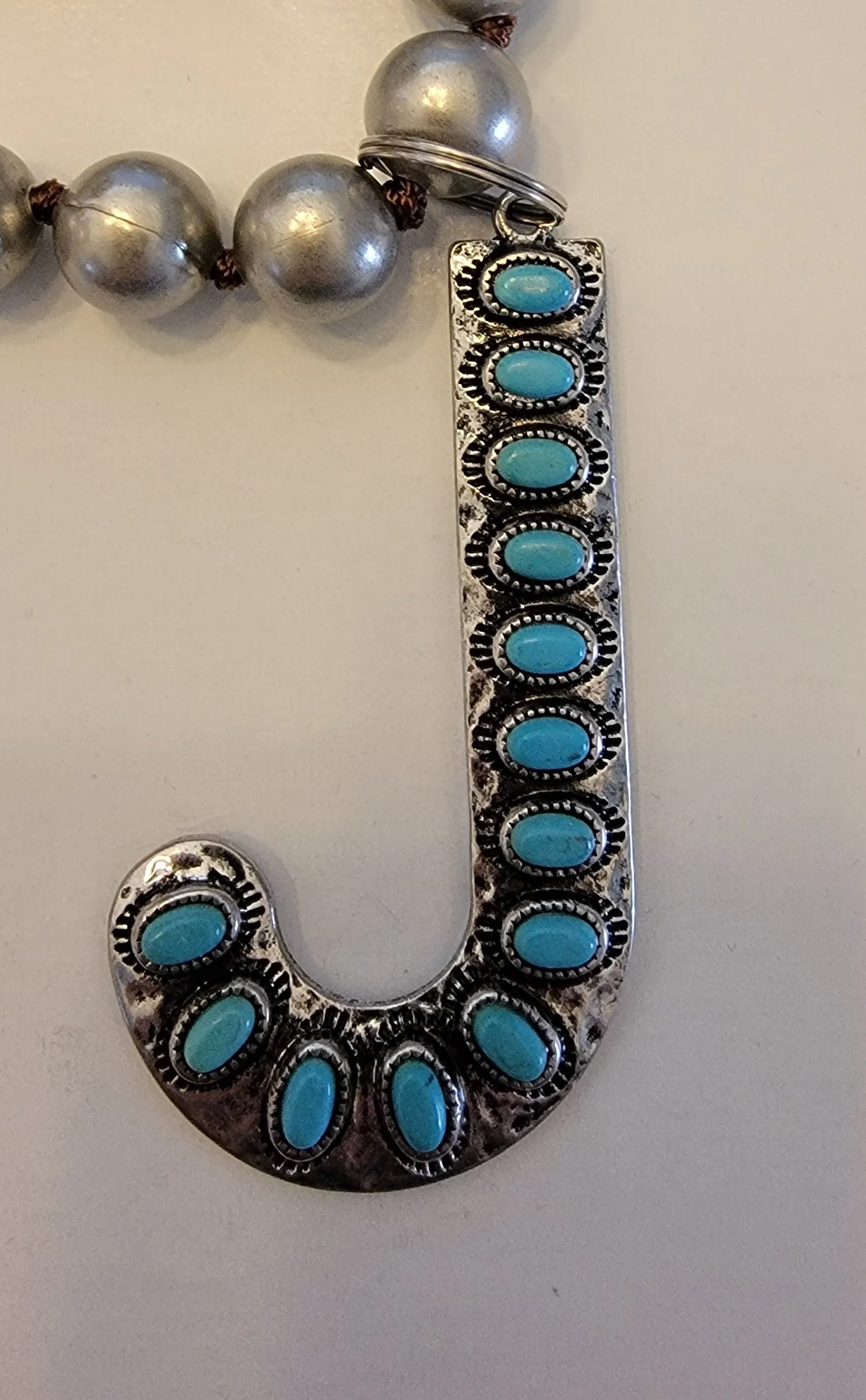 Squash Blossom Inital Necklace