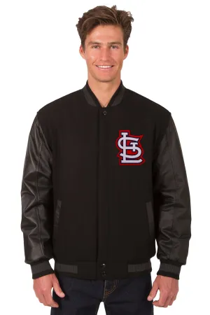 St. Louis Cardinals Reversible Wool and Leather Jacket