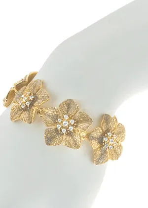 Stardust Gold Flower Bracelet