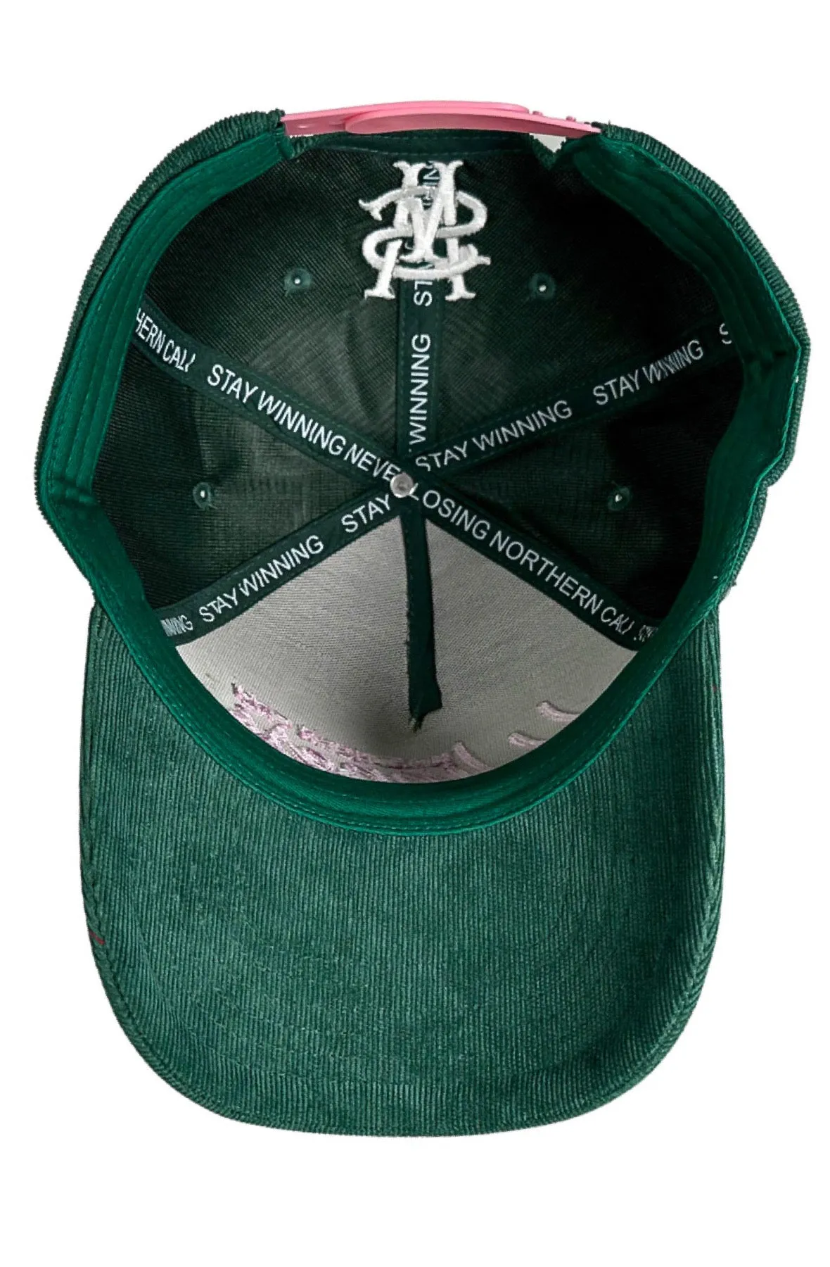 Stay Winning Corduroy Northern Cali Winners Hat (GREEN)