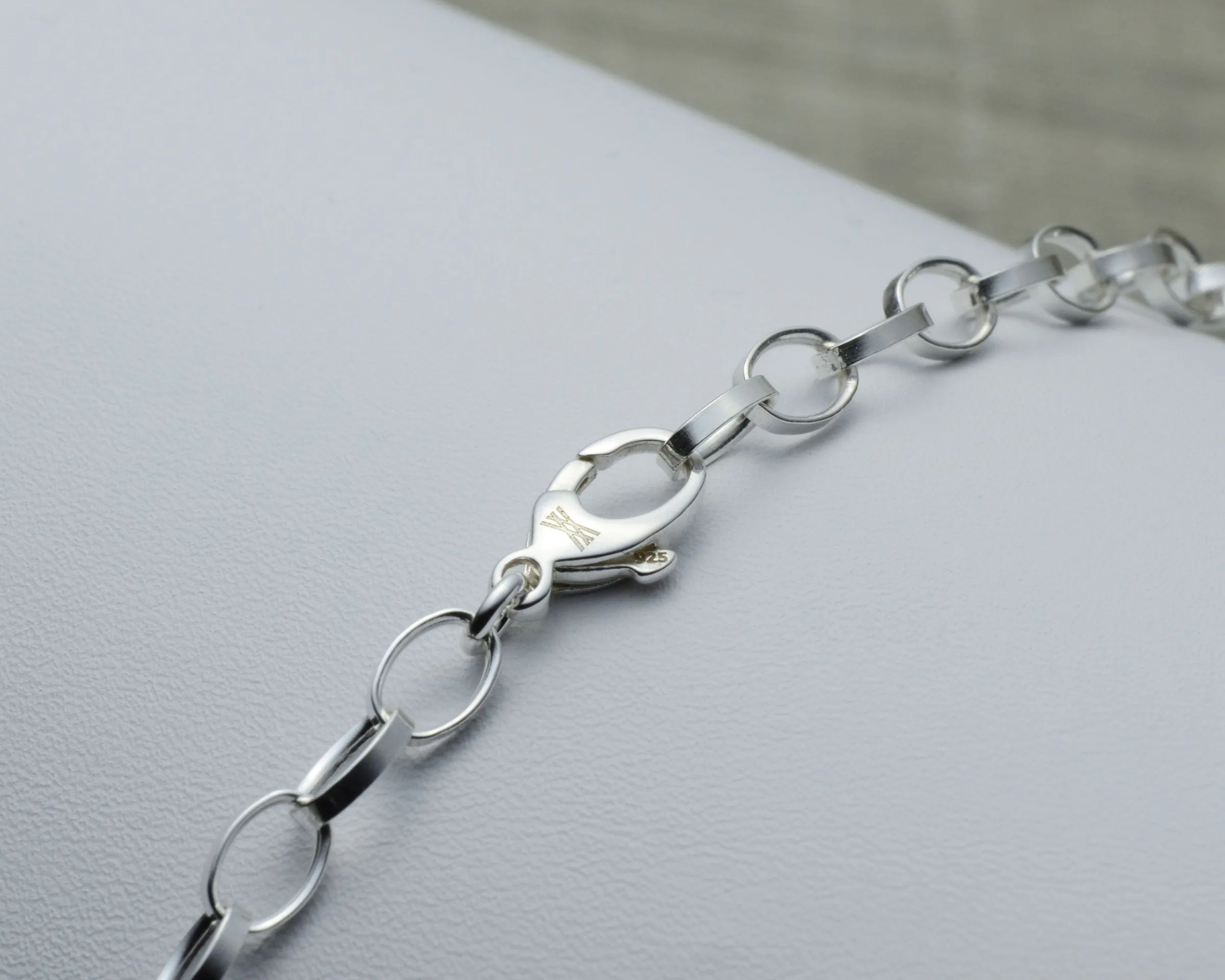 STERLING SILVER CROSS BRACELET