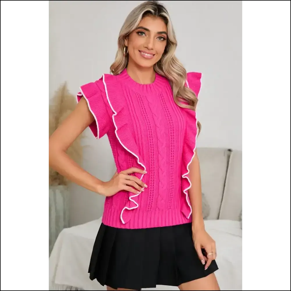 Strawberry Pink Ruffle Top: so Cute It's Berry  🍓 Needful Things