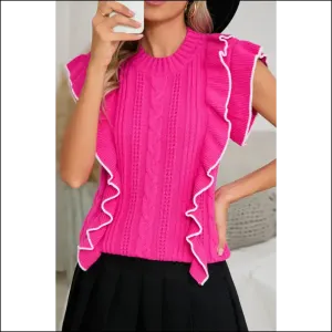 Strawberry Pink Ruffle Top: so Cute It's Berry  🍓 Needful Things