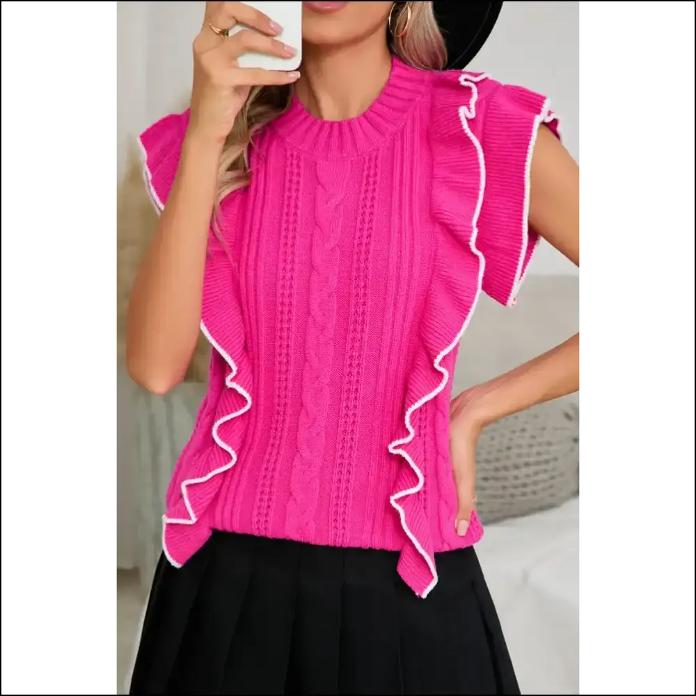 Strawberry Pink Ruffle Top: so Cute It's Berry  🍓 Needful Things