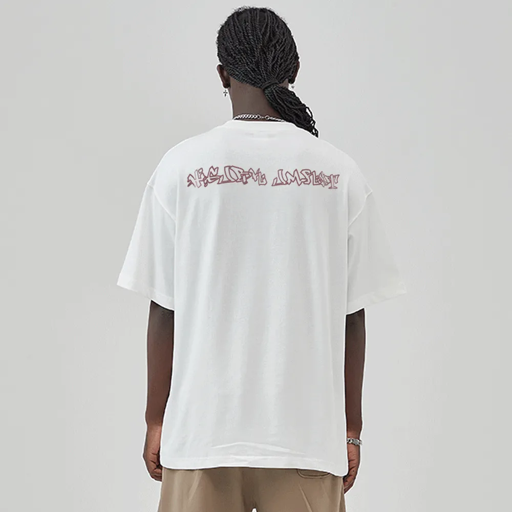Street Color Contrast Butterfly T-shirt