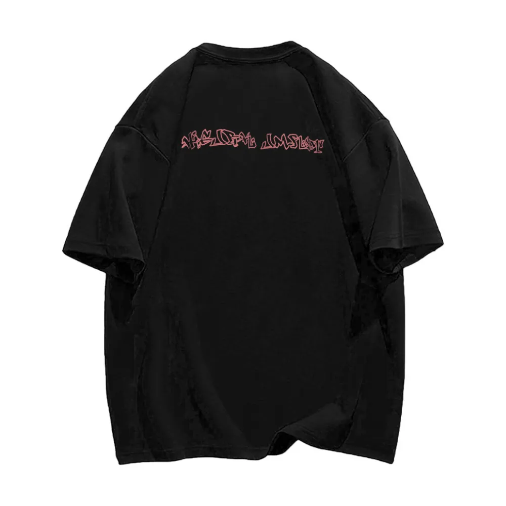 Street Color Contrast Butterfly T-shirt