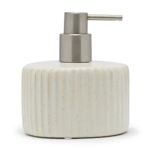 Stripe Ceramic Lotion Dispenser
