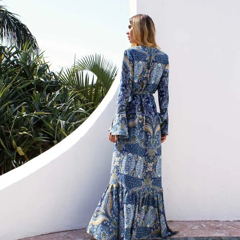 Summer Beach Bohemian Long Dress