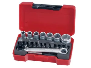 Teng T1420 Socket Bit Set Of 20 1/4In Drive