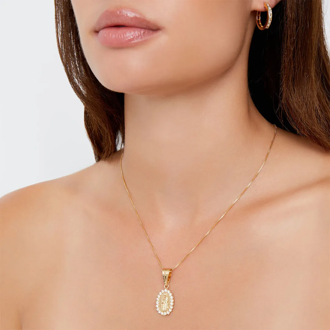 THE CZ GUADALUPE NECKLACE