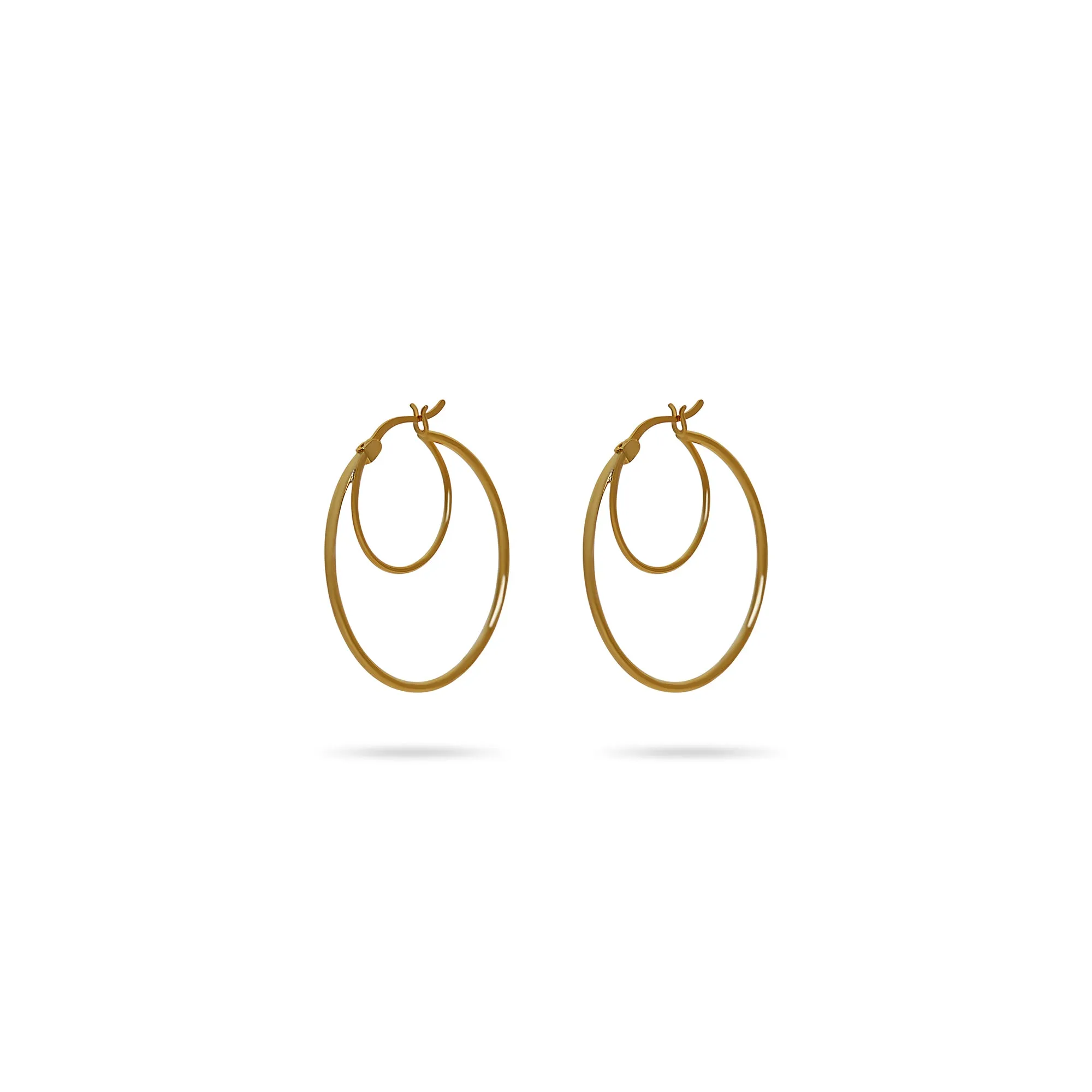 THE DOUBLE HOOP EARRING