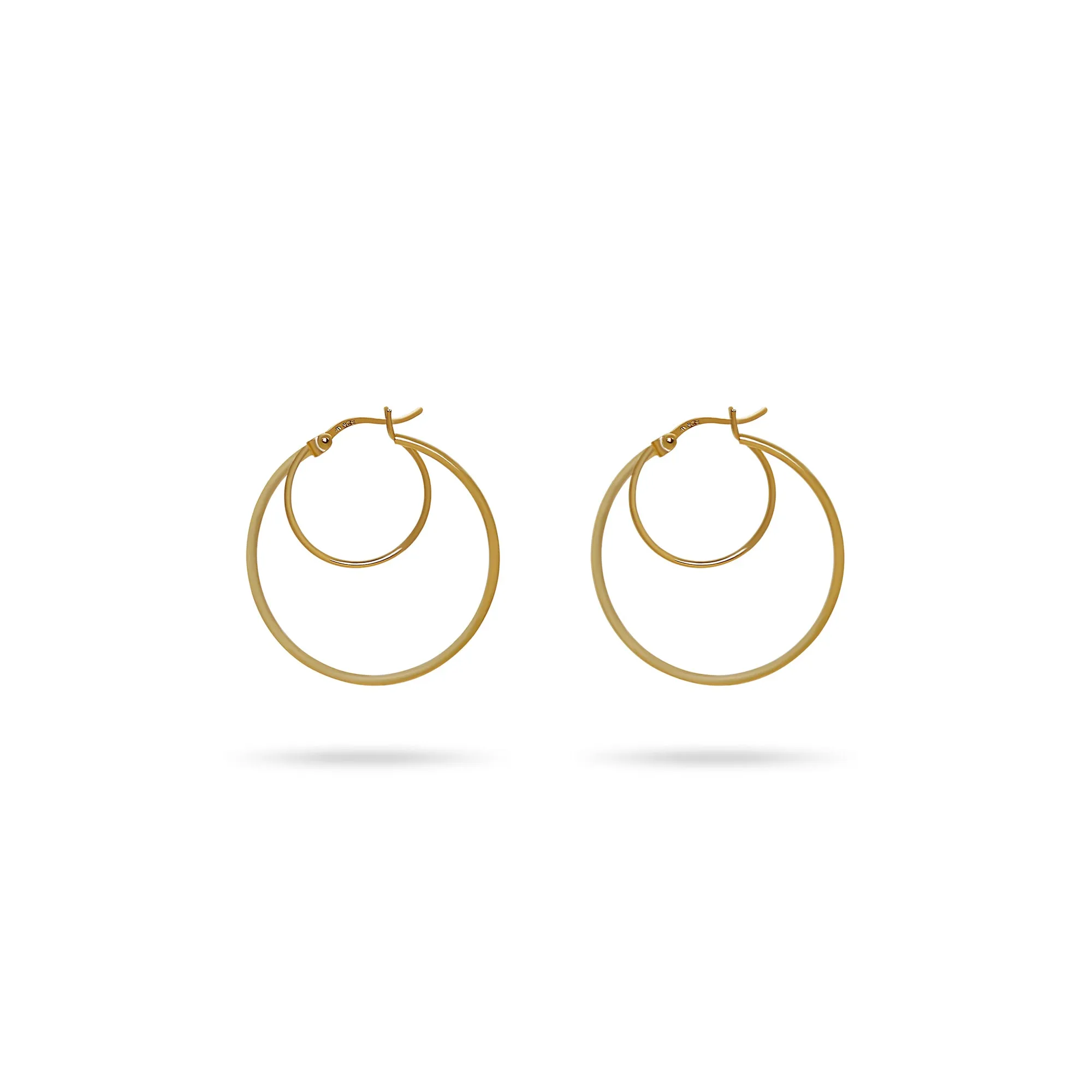 THE DOUBLE HOOP EARRING