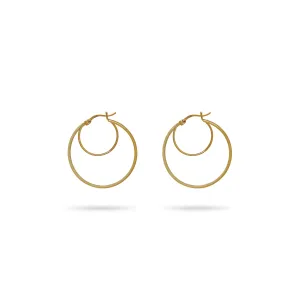 THE DOUBLE HOOP EARRING