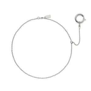 The Earring Necklace in Rhodium