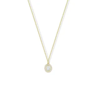 THE MOTHER OF PEARL VIRGIN MARY NECKLACE
