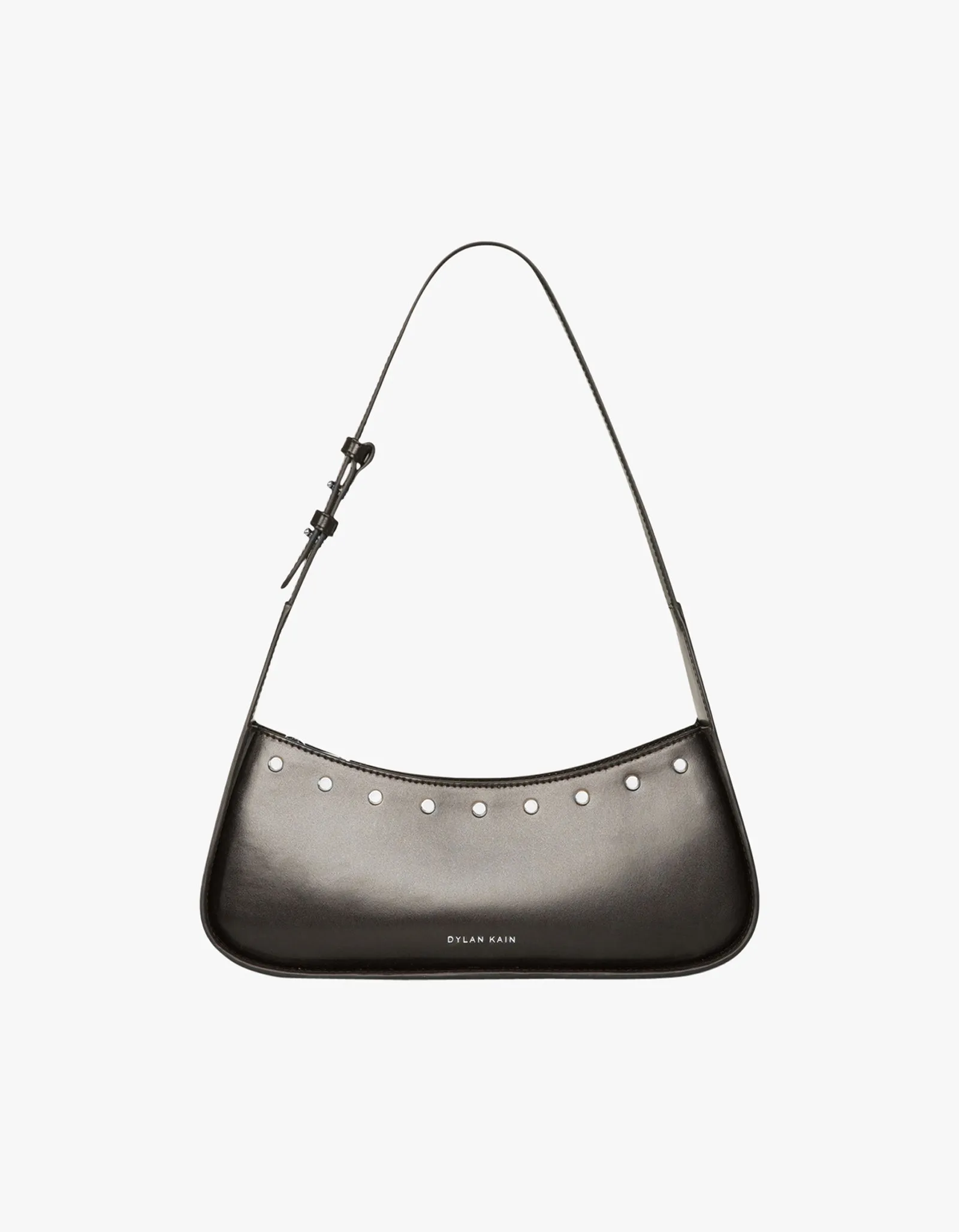 The Remi Studded Bag - Silver/Black