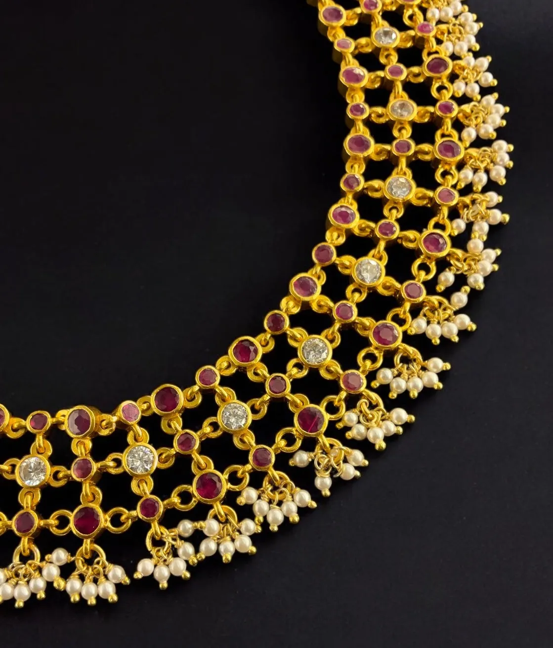The Sayami Silver Kemp Mesh Necklace