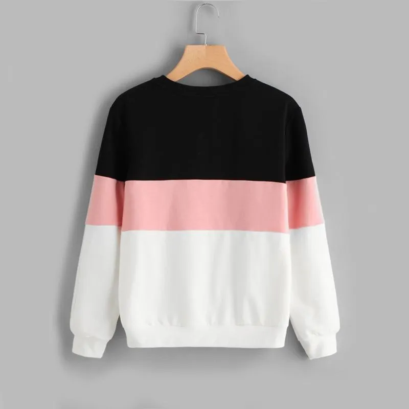 Three Tone Patchwork Sweatshirt