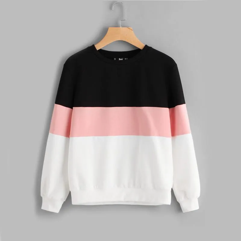 Three Tone Patchwork Sweatshirt