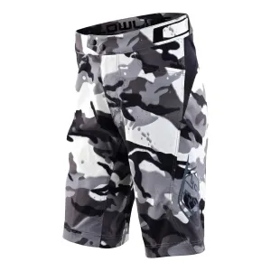 TLD 24.1 Flowline Youth Short Shell Spray Camo White