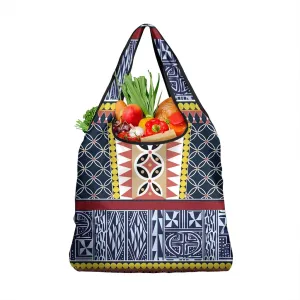 Toghu Bamenda Grocery Bag Cameroon Traditional Pattern LT15