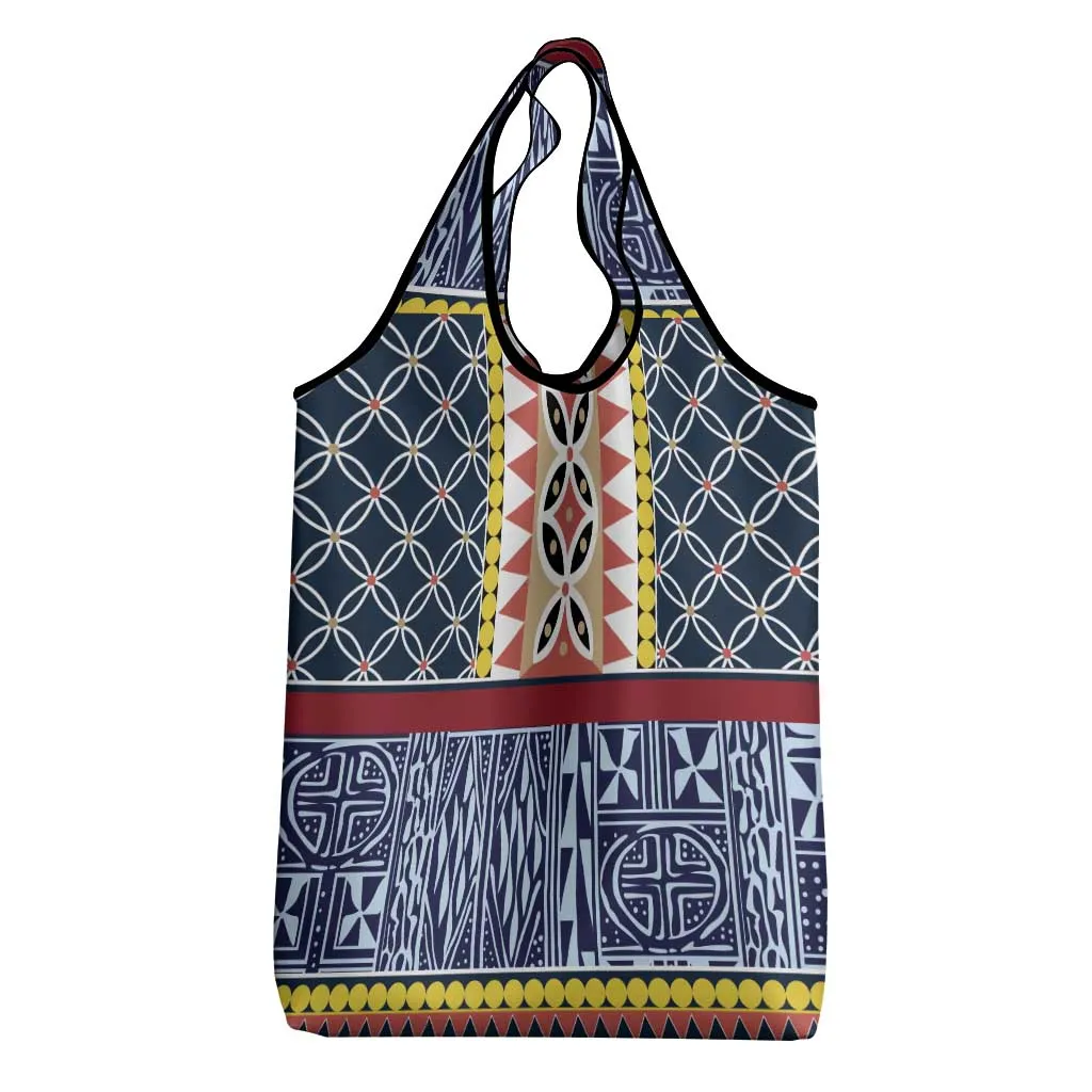Toghu Bamenda Grocery Bag Cameroon Traditional Pattern LT15