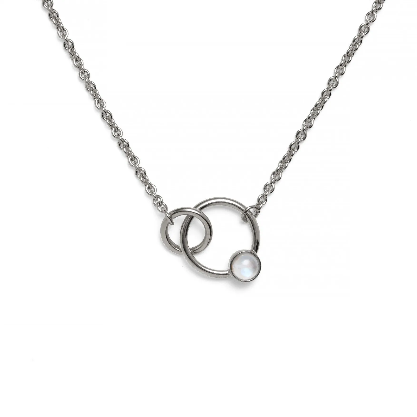 Torsion Necklace in Silver