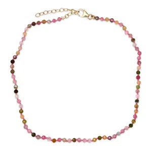 Tourmaline Beaded Anklet