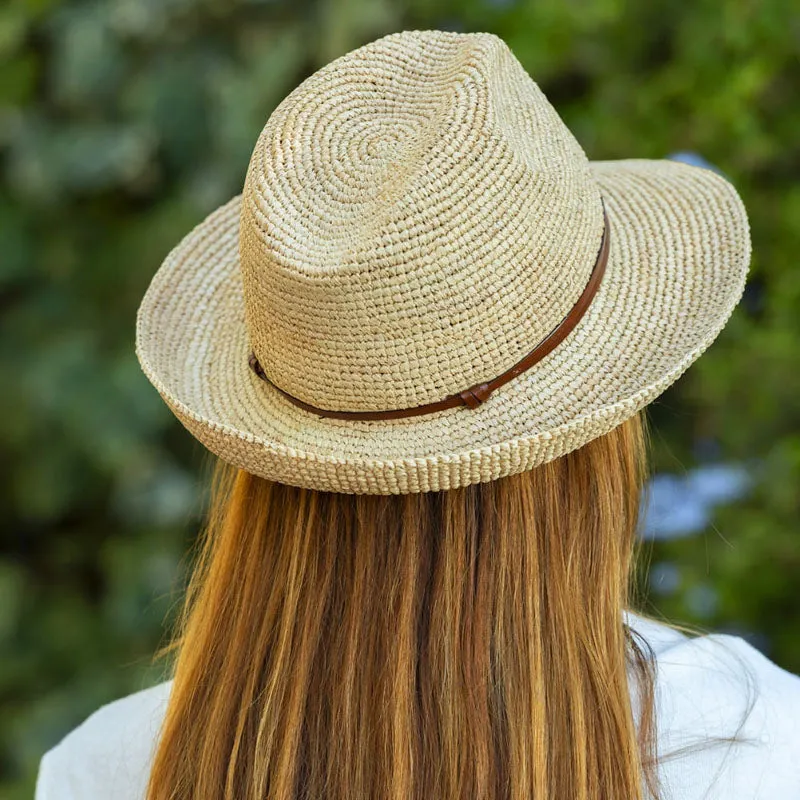 TRAVAUX EN COURS Raffia Hat in Raffia