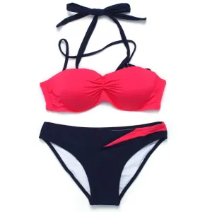 Two Tone Bikini Set