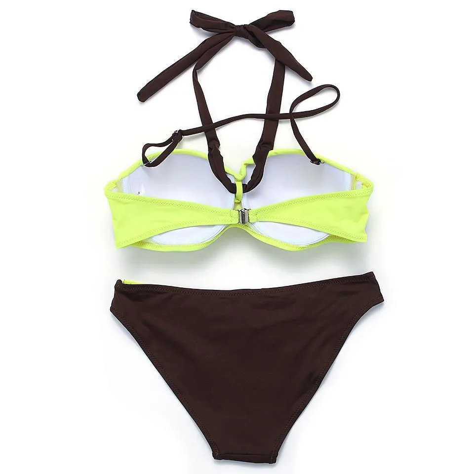 Two Tone Bikini Set
