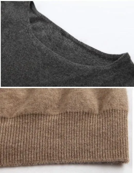 Two Tone Cashmere Sweater