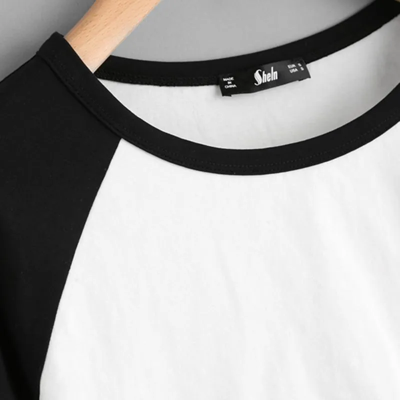 Two Tone Crop Shirt