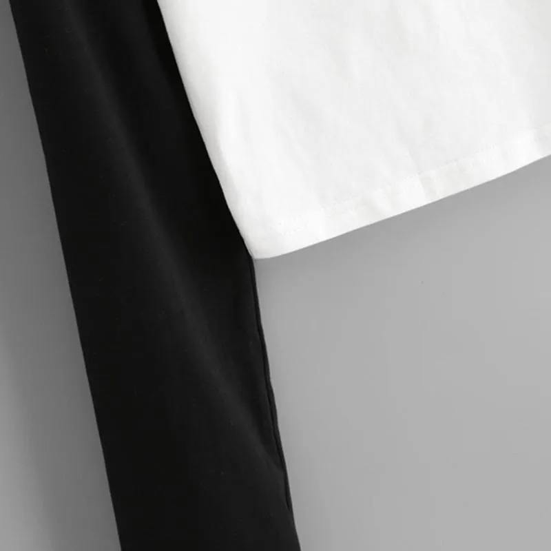 Two Tone Crop Shirt